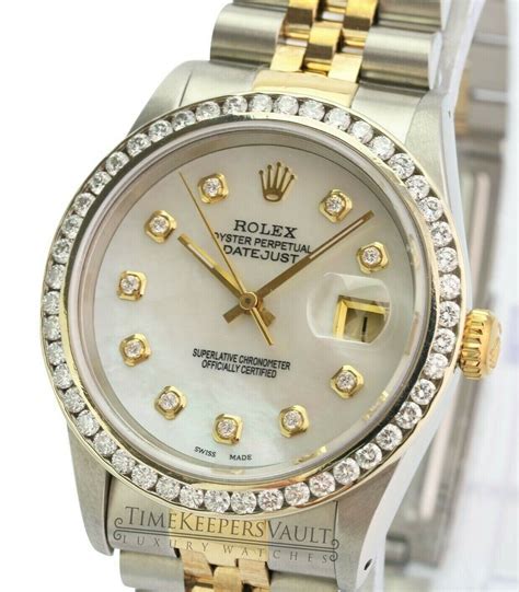 white mop rolex dial|Rolex datejust 36 oyster.